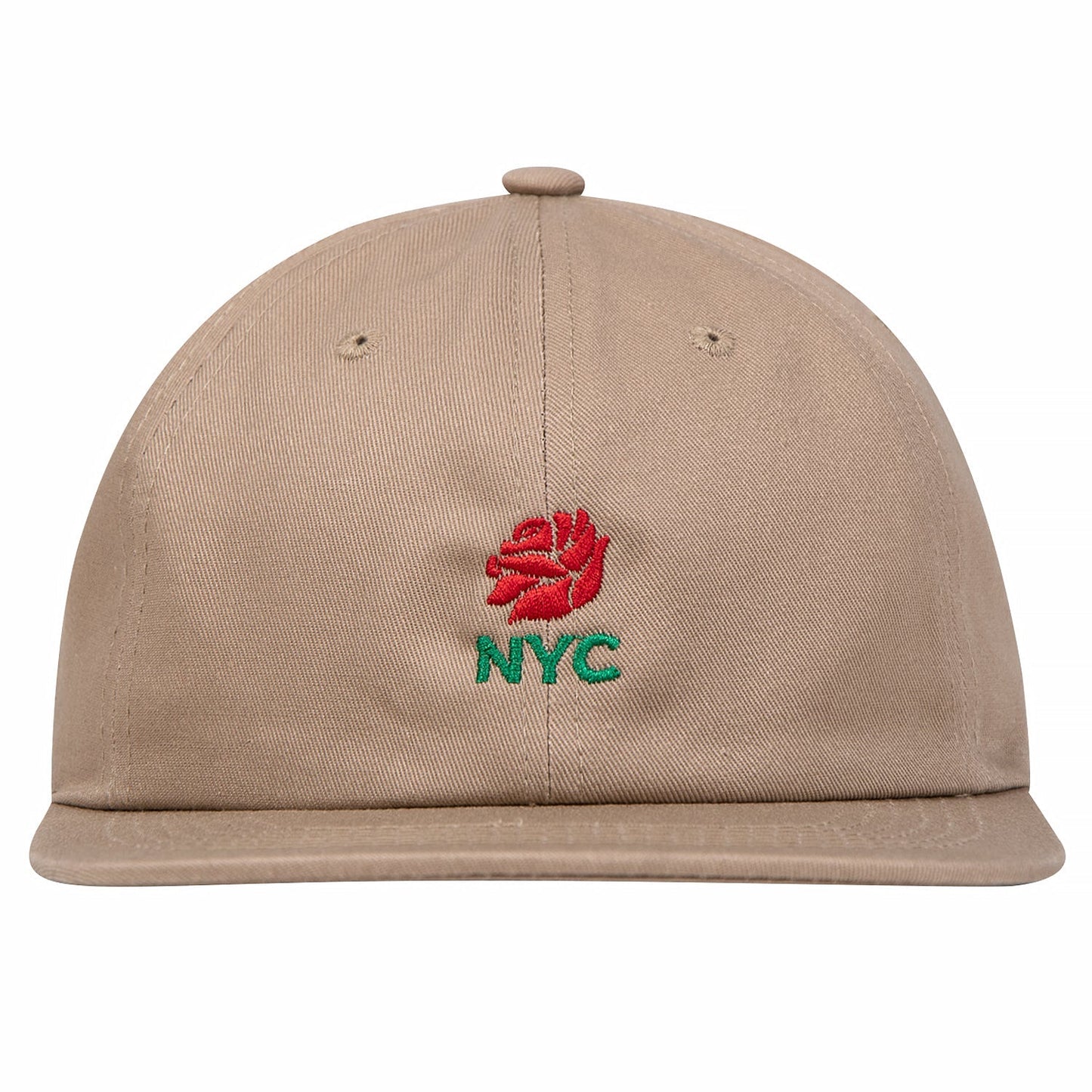 Rose Nyc 6 Panel Cap - Khaki