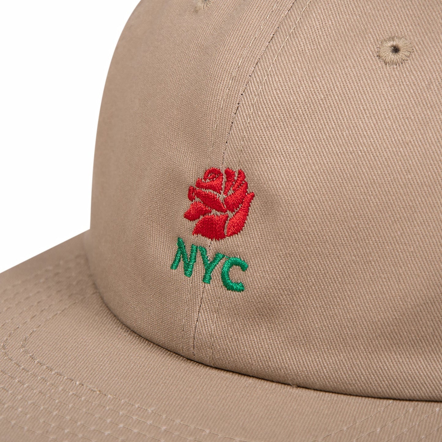 Rose Nyc 6 Panel Cap - Khaki