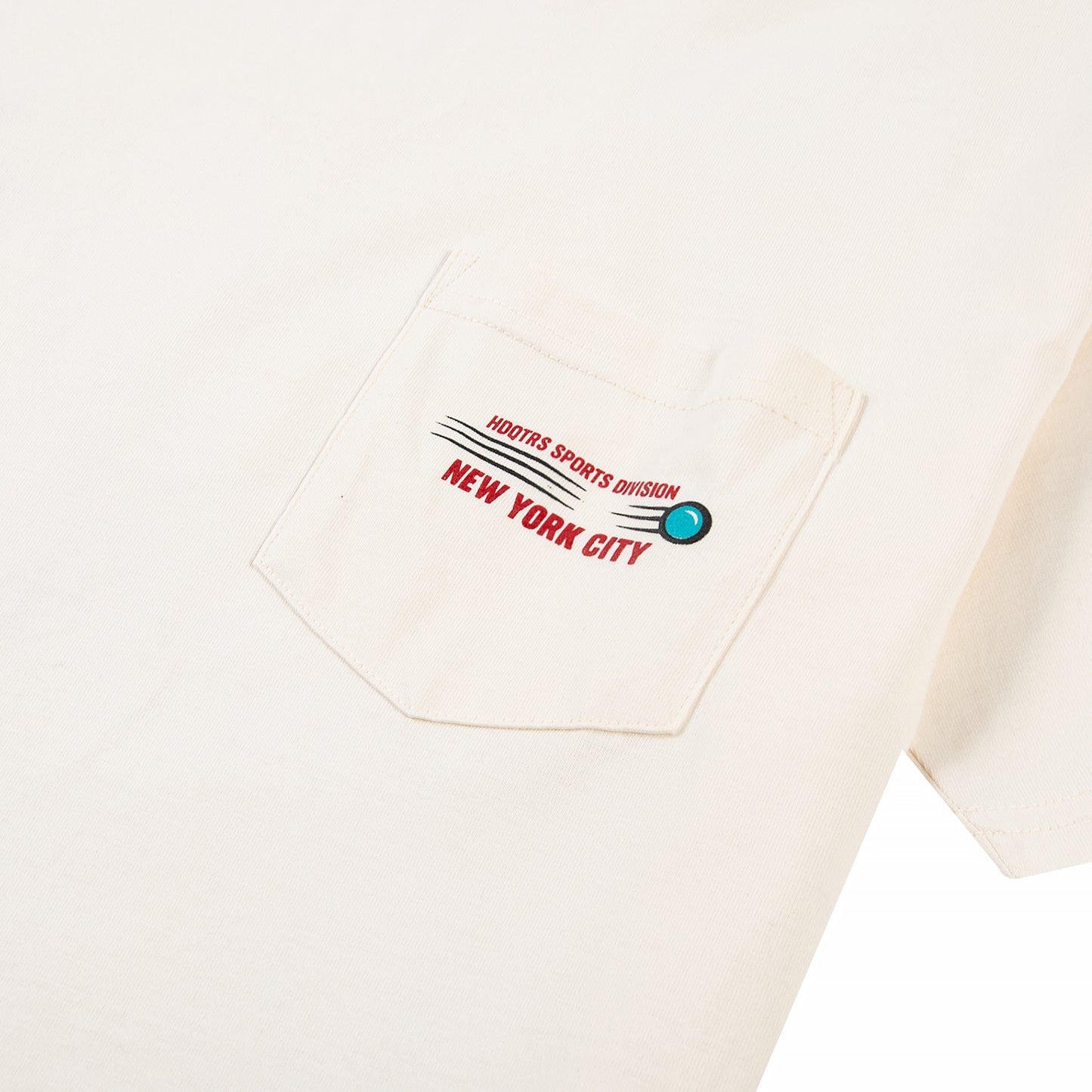 Handball Graphic Pocket Tee - Eggshell