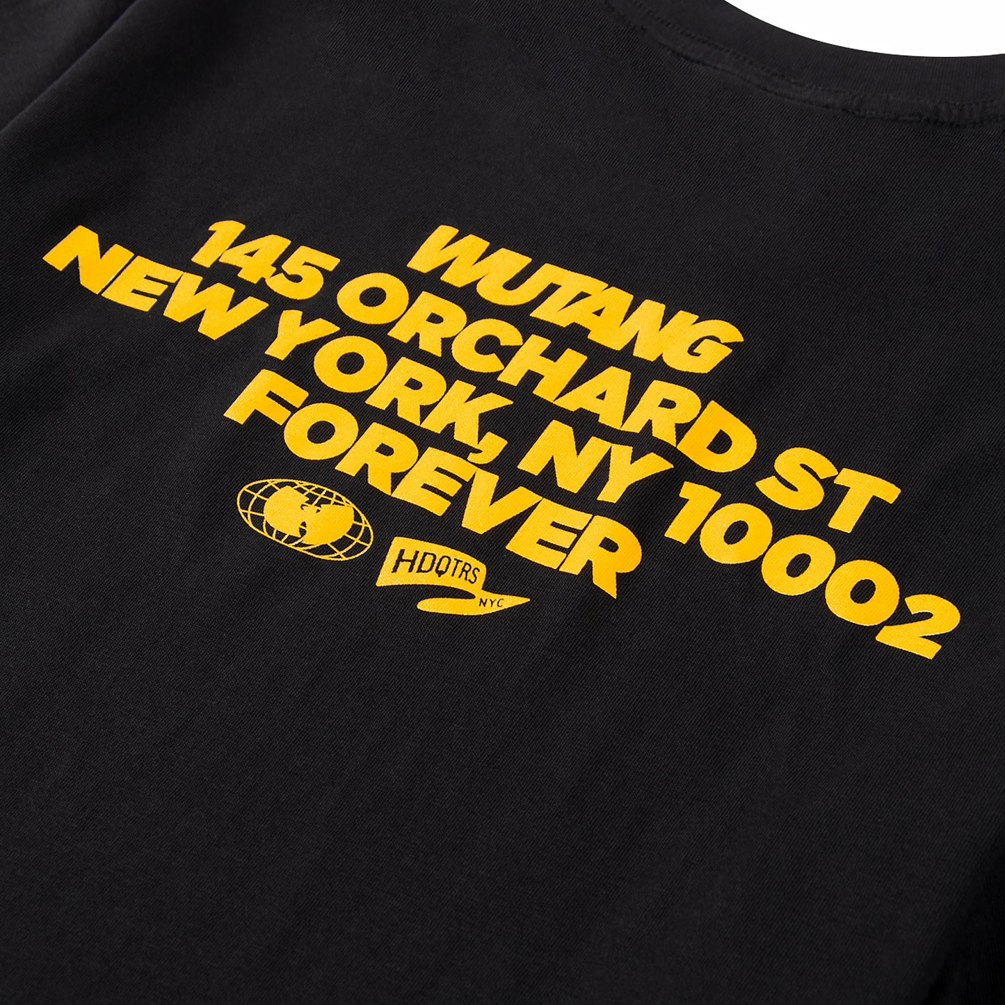 Wu-Hdqtrs Logo Tee - Black