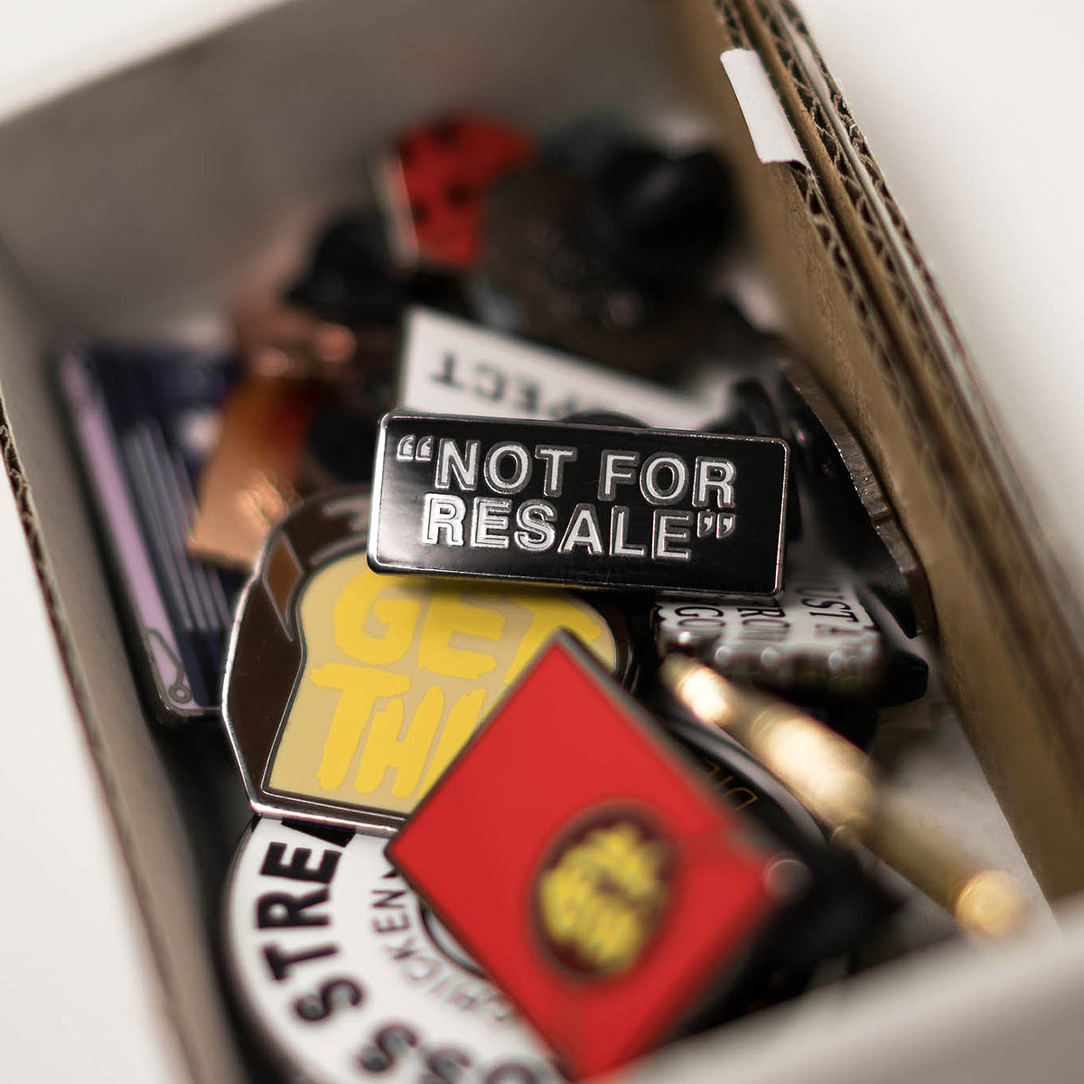 Not For Resale Pin