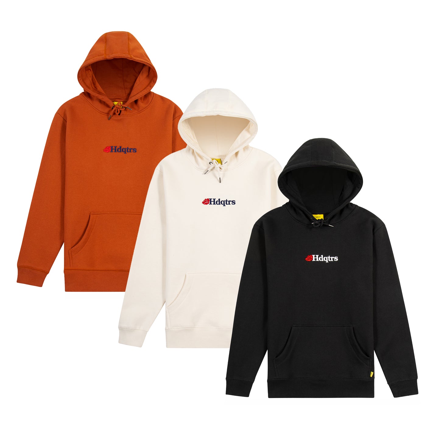 Hdqtrs Classic Logo Hoodie - Black