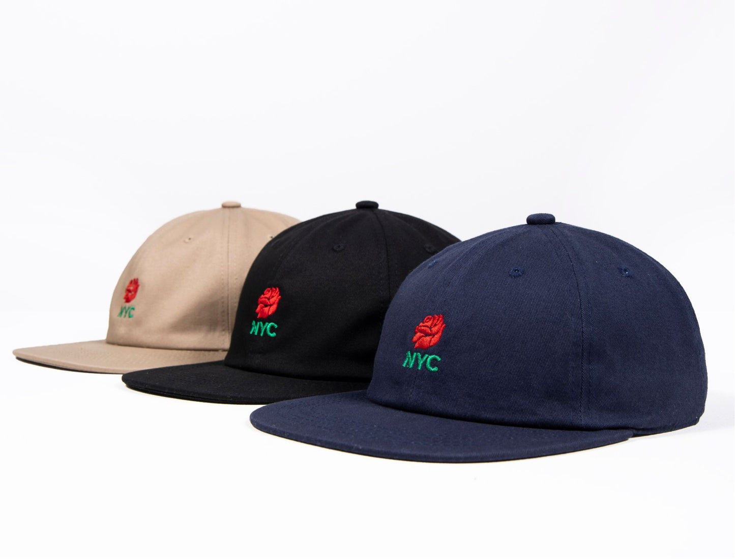 Rose Nyc 6 Panel Cap - Khaki