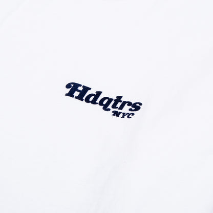 Flock Logo Long Sleeve - White