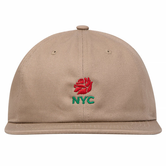 Rose Nyc 6 Panel Cap - Khaki