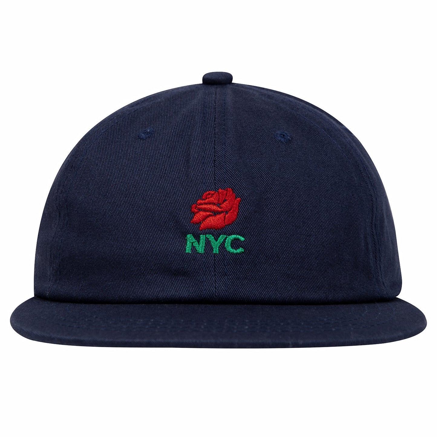 Rose Nyc 6 Panel Cap - Navy Blue