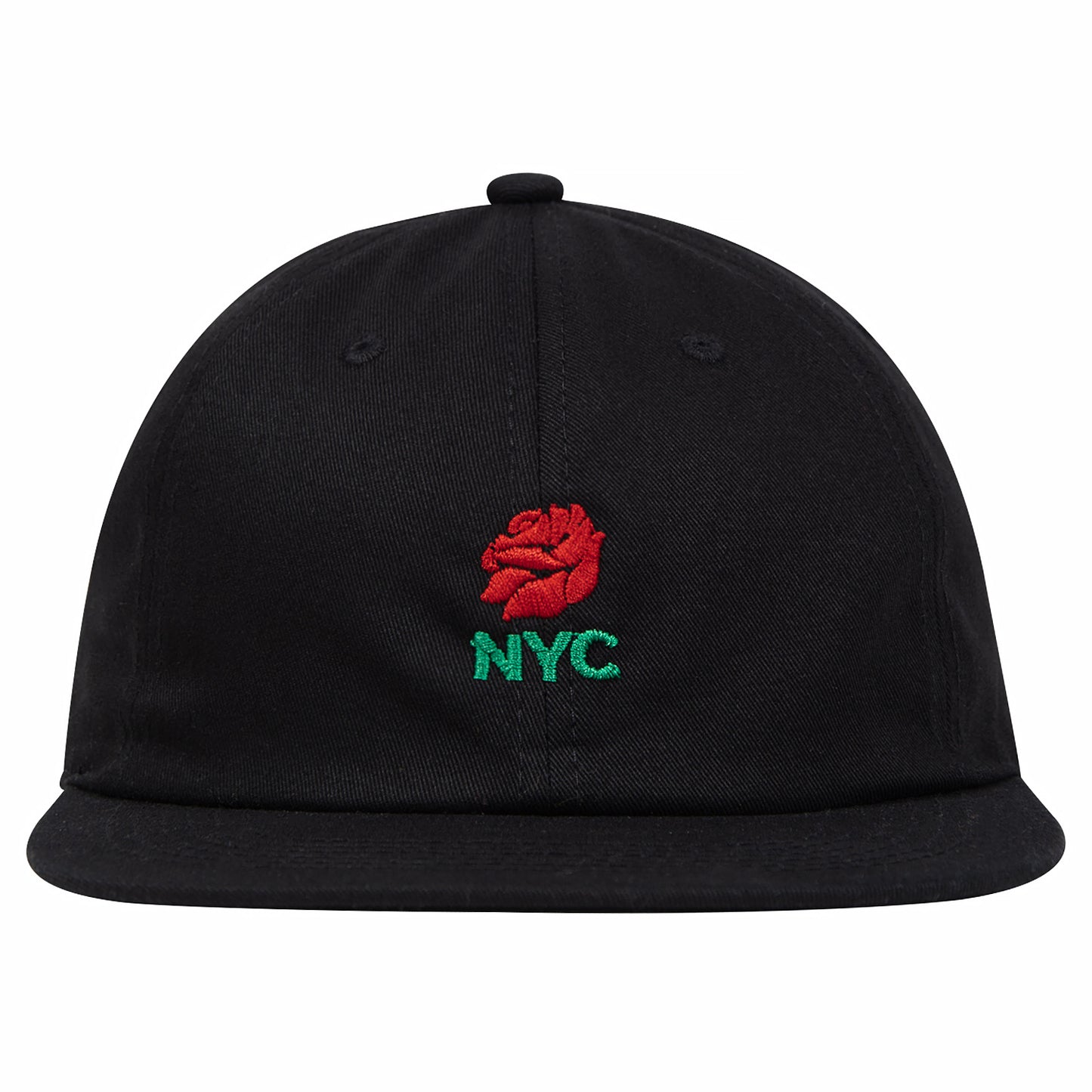 Rose Nyc 6 Panel Cap - Black