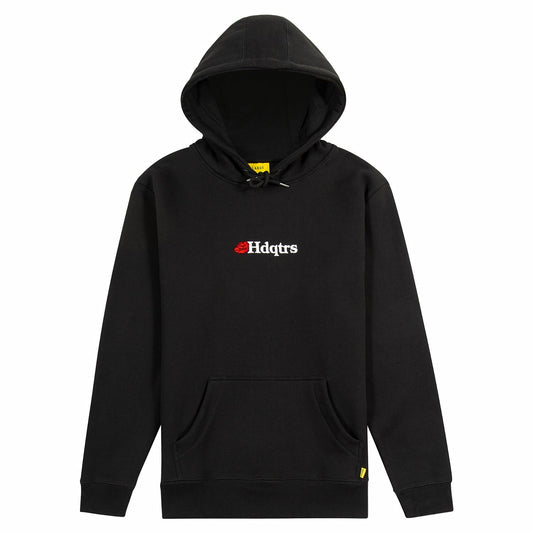 Hdqtrs Classic Logo Hoodie - Black