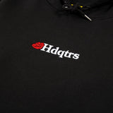 Hdqtrs Classic Logo Hoodie - Black