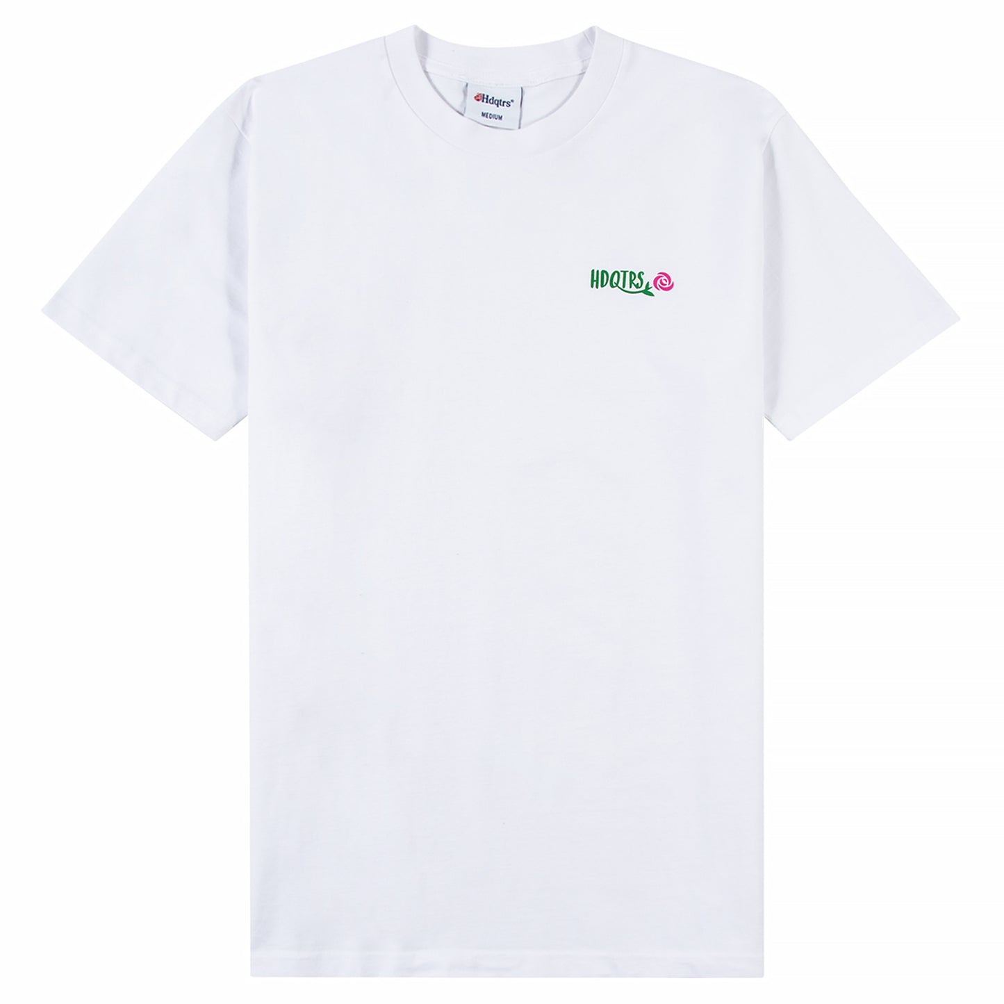 Rose logo Tee - White