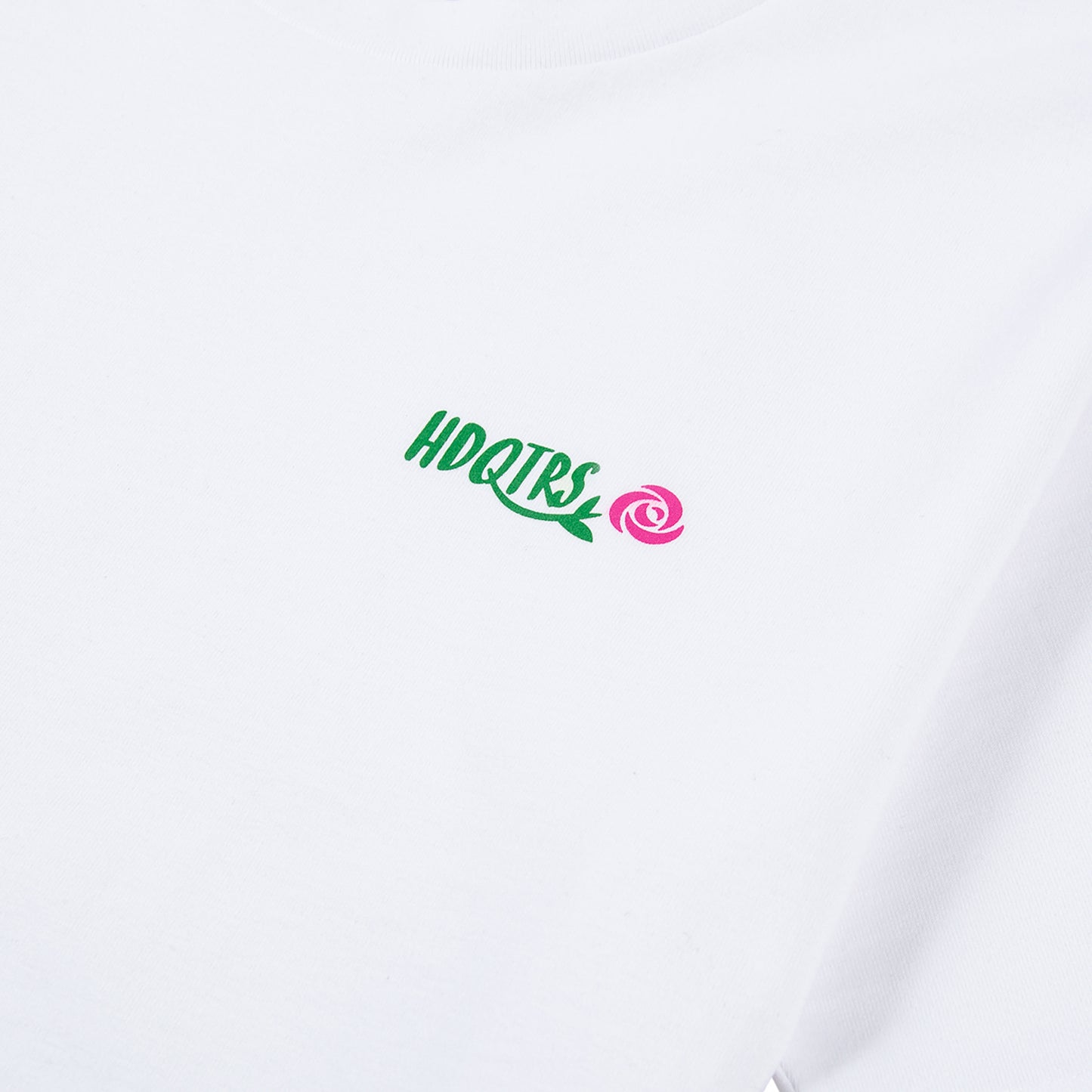 Rose logo Tee - White