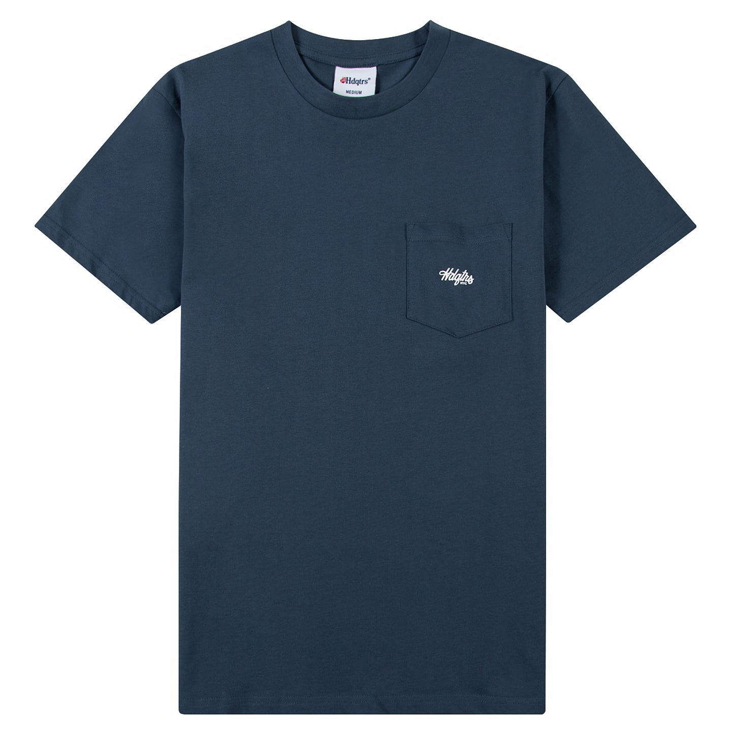 Script logo Pocket Tee - Petrol Blue