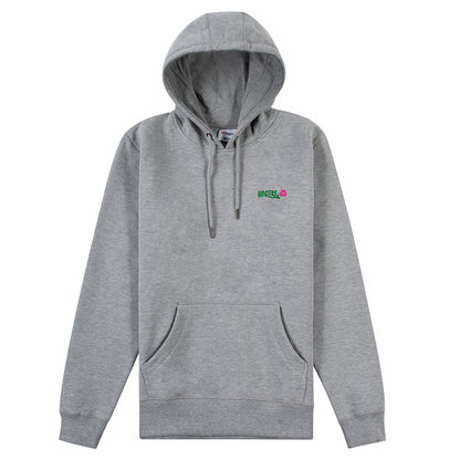 Rose Logo Hoodie- Athletic Grey