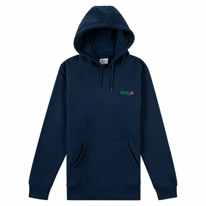 Rose Logo Hoodie- Deep blue