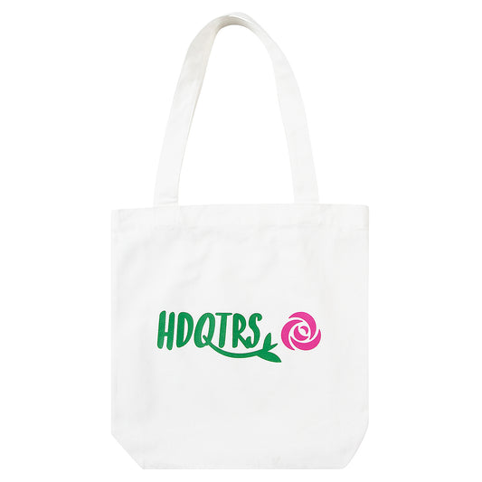 Rose Logo Tote Bag - Eggshell