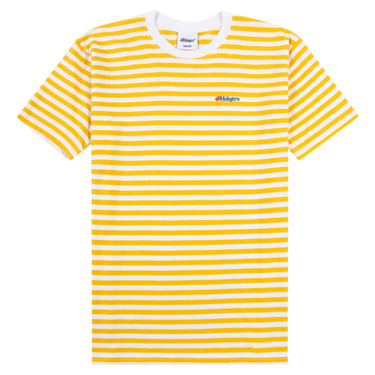 Stripe Classic Logo S/S Tee - Yellow