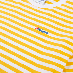 Stripe Classic Logo S/S Tee - Yellow