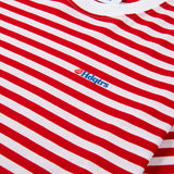 Stripe Classic Logo S/S Tee - Red