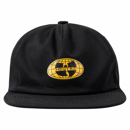 Wu-Hdqtrs Logo Five Panel Cap - Black