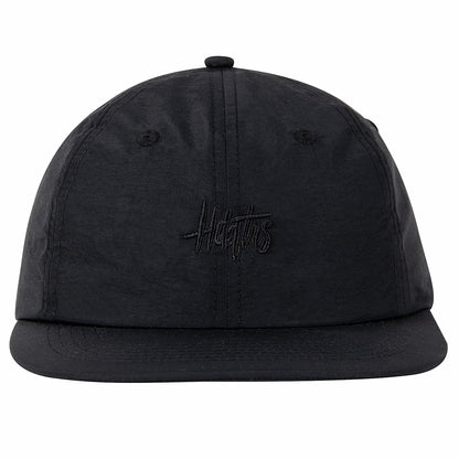 Script Logo 6 Panel - Black