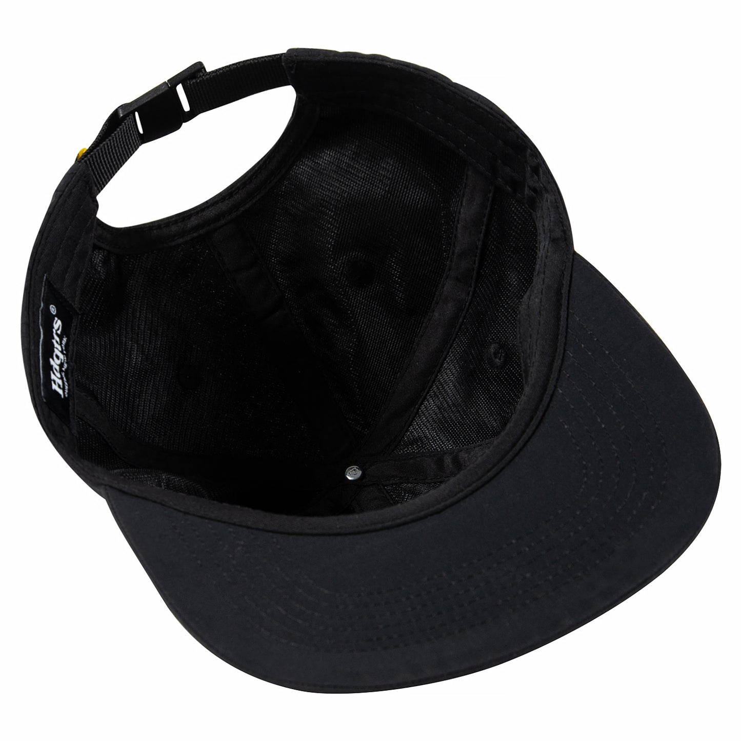 Script Logo 6 Panel - Black