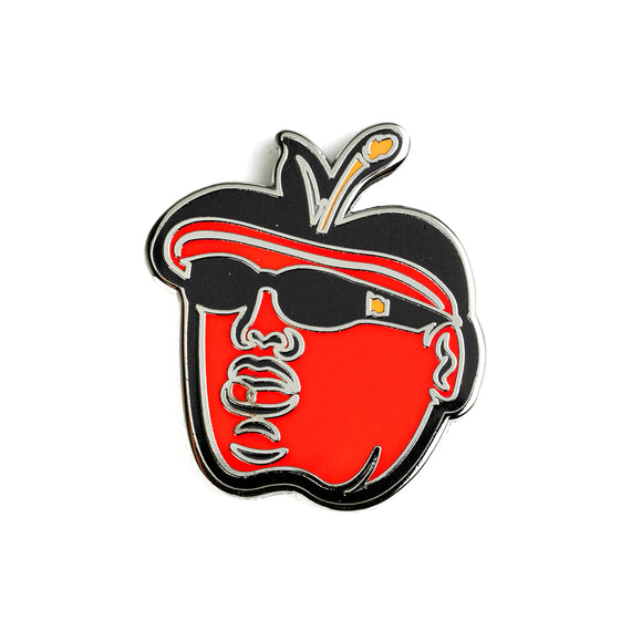 Notorious Big(gie) Apple Pin