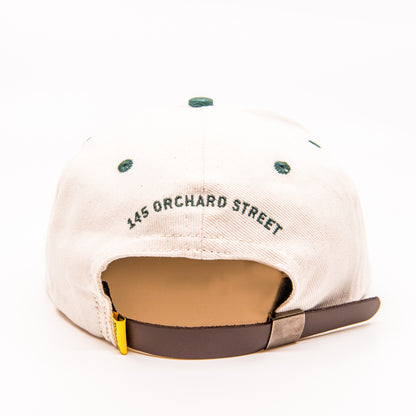 "H" 6 Panel Cap - Oatmeal / Spruce