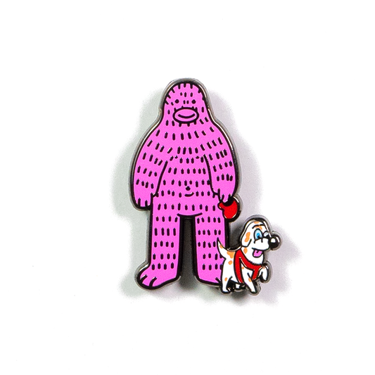 Frank Ape "Dog Walker" Pin