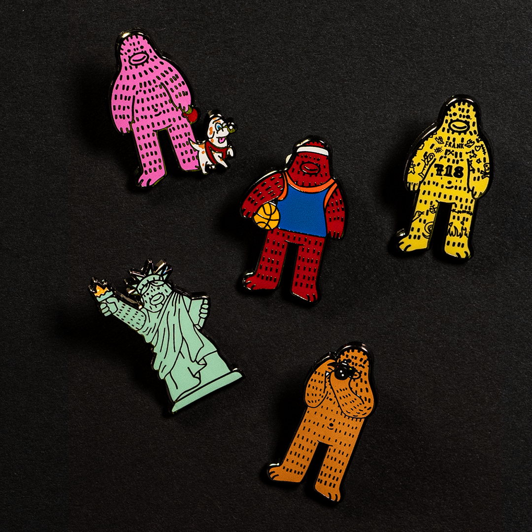 Frank Ape "Basketball" Pin