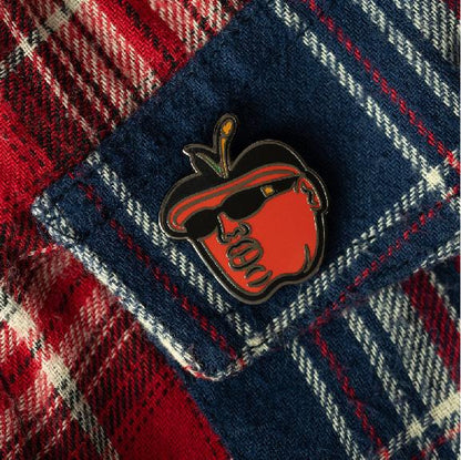 Notorious Big(gie) Apple Pin