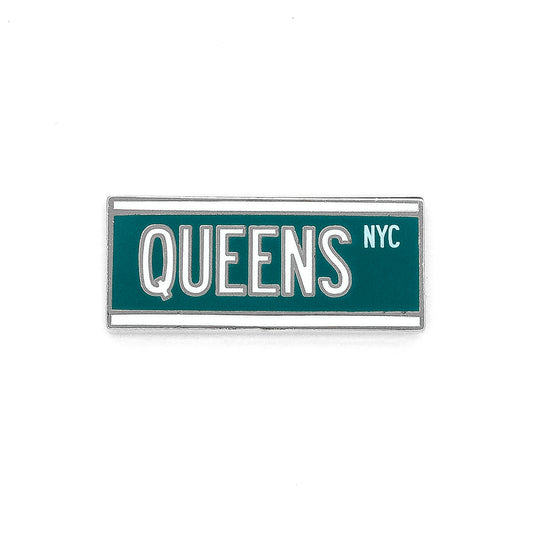 Queens Street Sign Pin