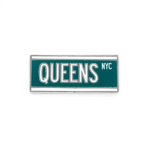 Queens Street Sign Pin