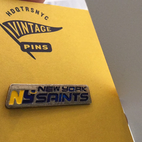 New York Saints Vintage Pin