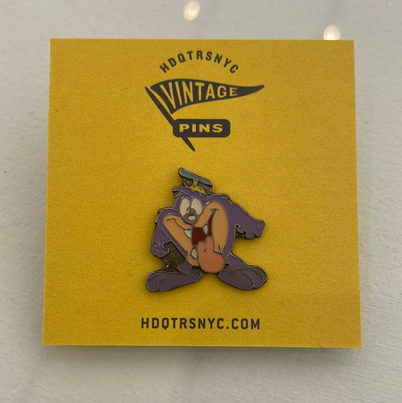 Dizzy Devil Vintage Pin